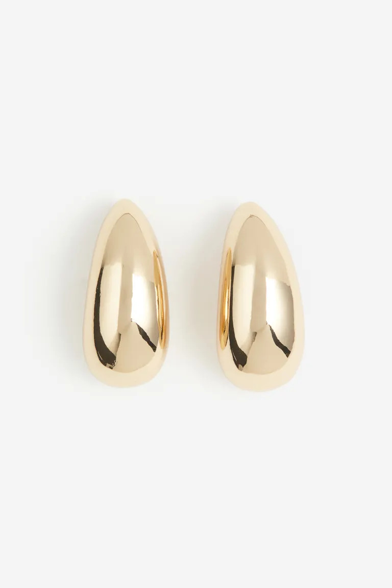 Chunky Earrings - Gold-colored - Ladies | H&M US | H&M (US + CA)