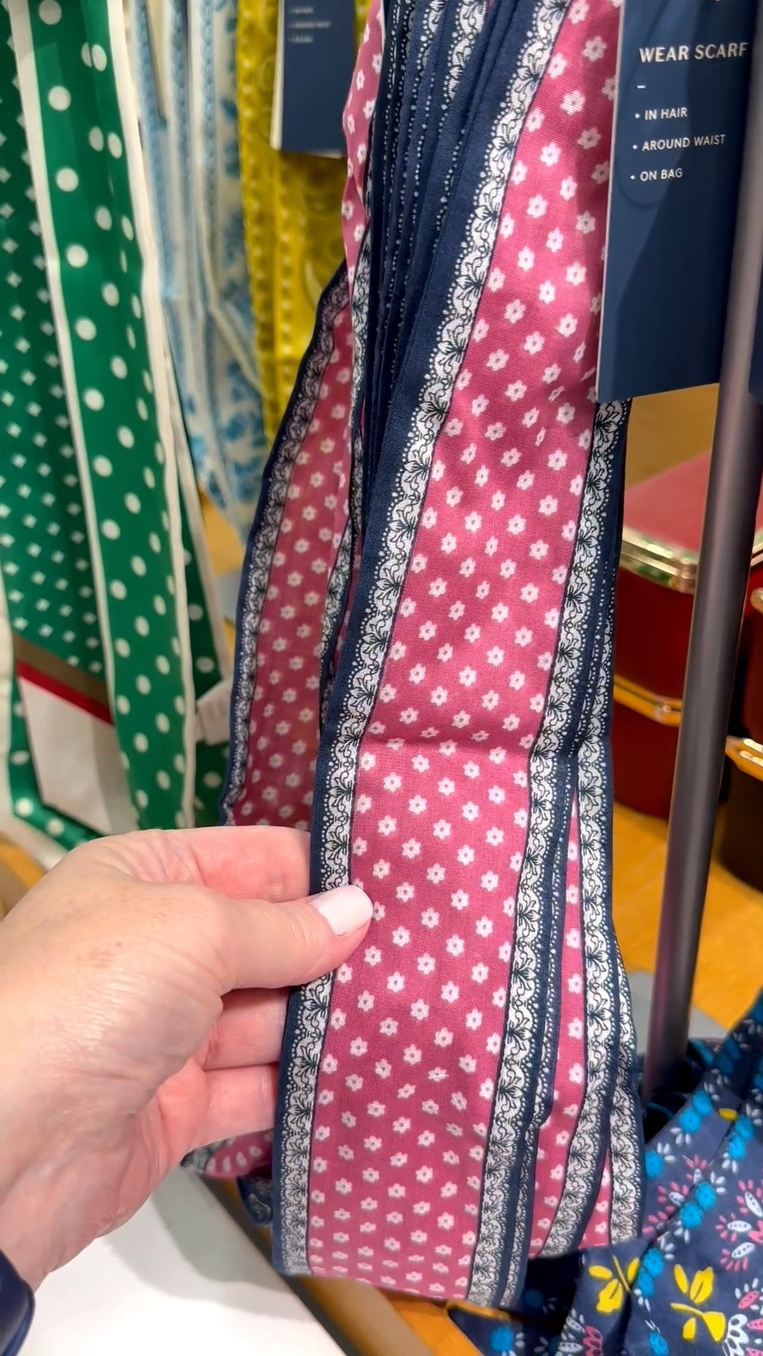 Skinny scarves are everywhere this fall…and I’m loving the colors and designs. ✨

They add a pop of color and whimsy as hair accessories, tied around your neck, as a belt, and wrapped around your purse handle. ✨

#fallscarf #skinnyscarf #hairaccessories #target #polkadotscarf #paisleyscarf #fallaccessories #pursescarf

#LTKMidsize #LTKPetite #LTKPlusSize