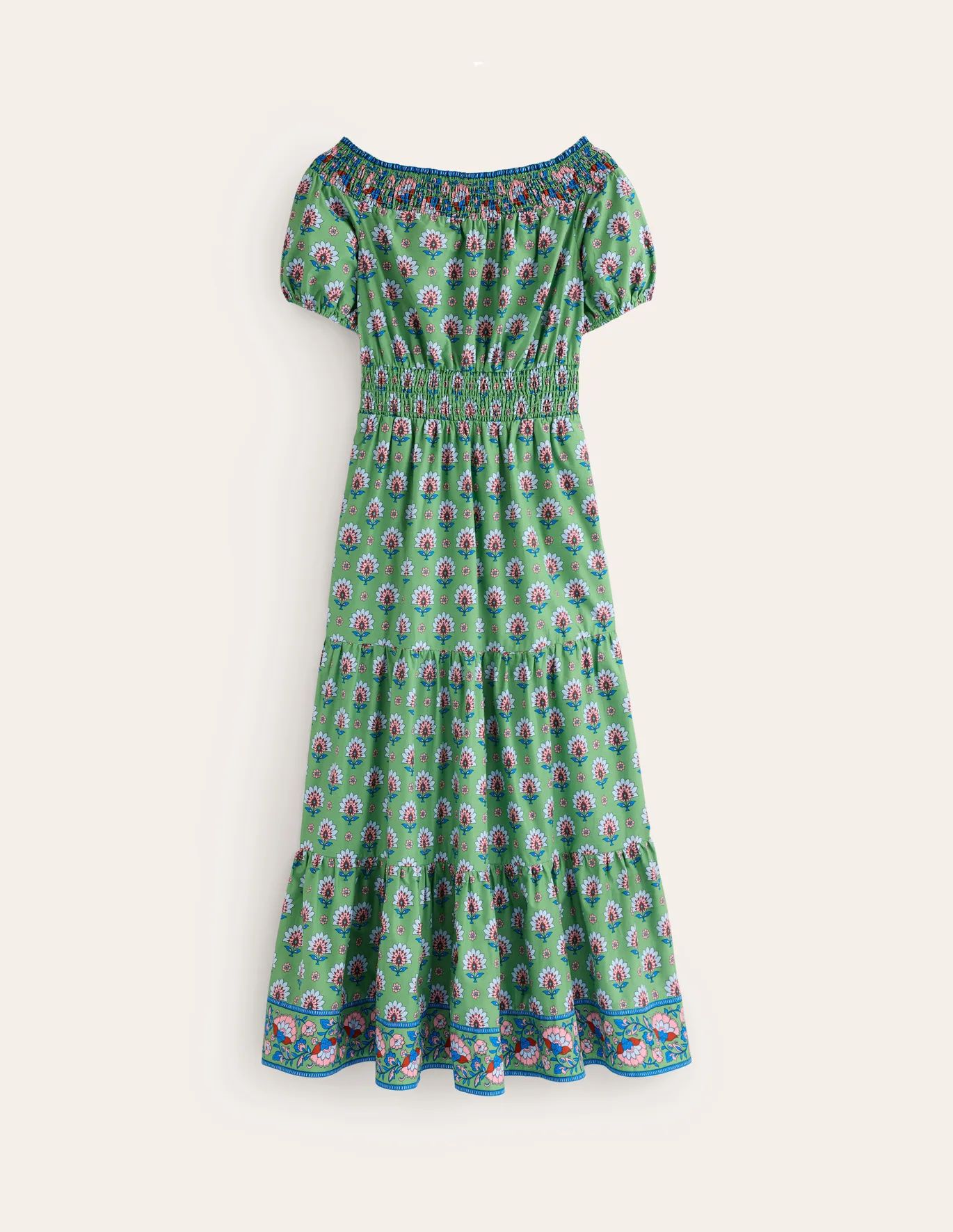 Cotton Midi Smocked Dress | Boden (US)
