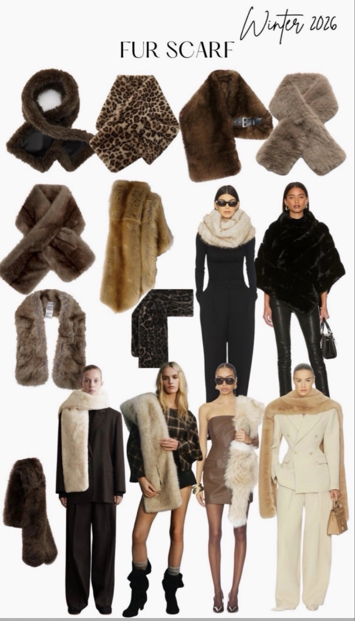 Winter trends 2026: faux fur scarfs 
#scarf #furscarf #fur #faux #fauxfur #zara #revolve #freepeople #miumiu #trends #trend #winter   

#LTKSeasonal #LTKFindsUnder100 #LTKootd #LTKgrwm #LTKootd #LTKWorkwear