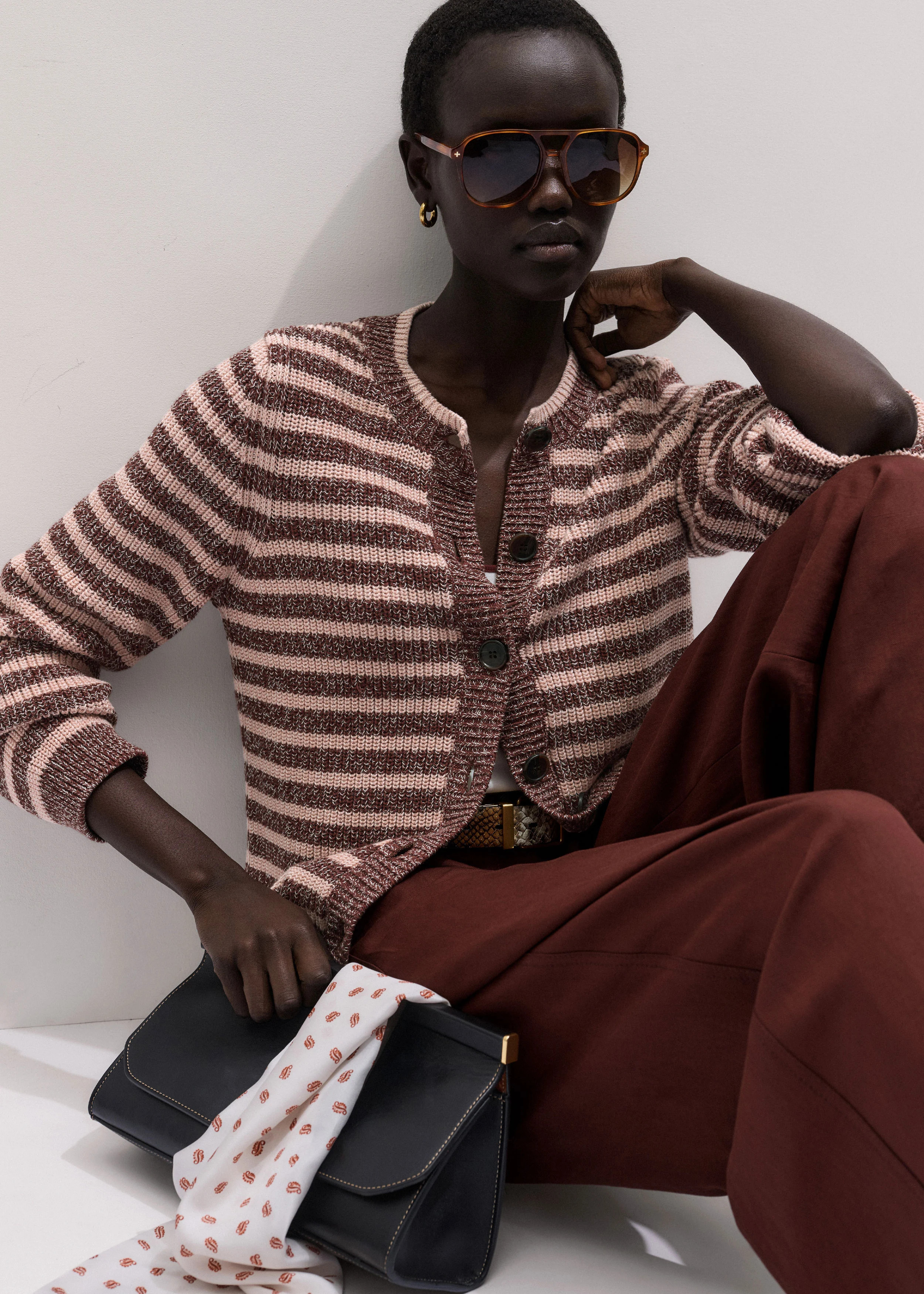 Straight Cardigan Cotton Knit | ME+EM US