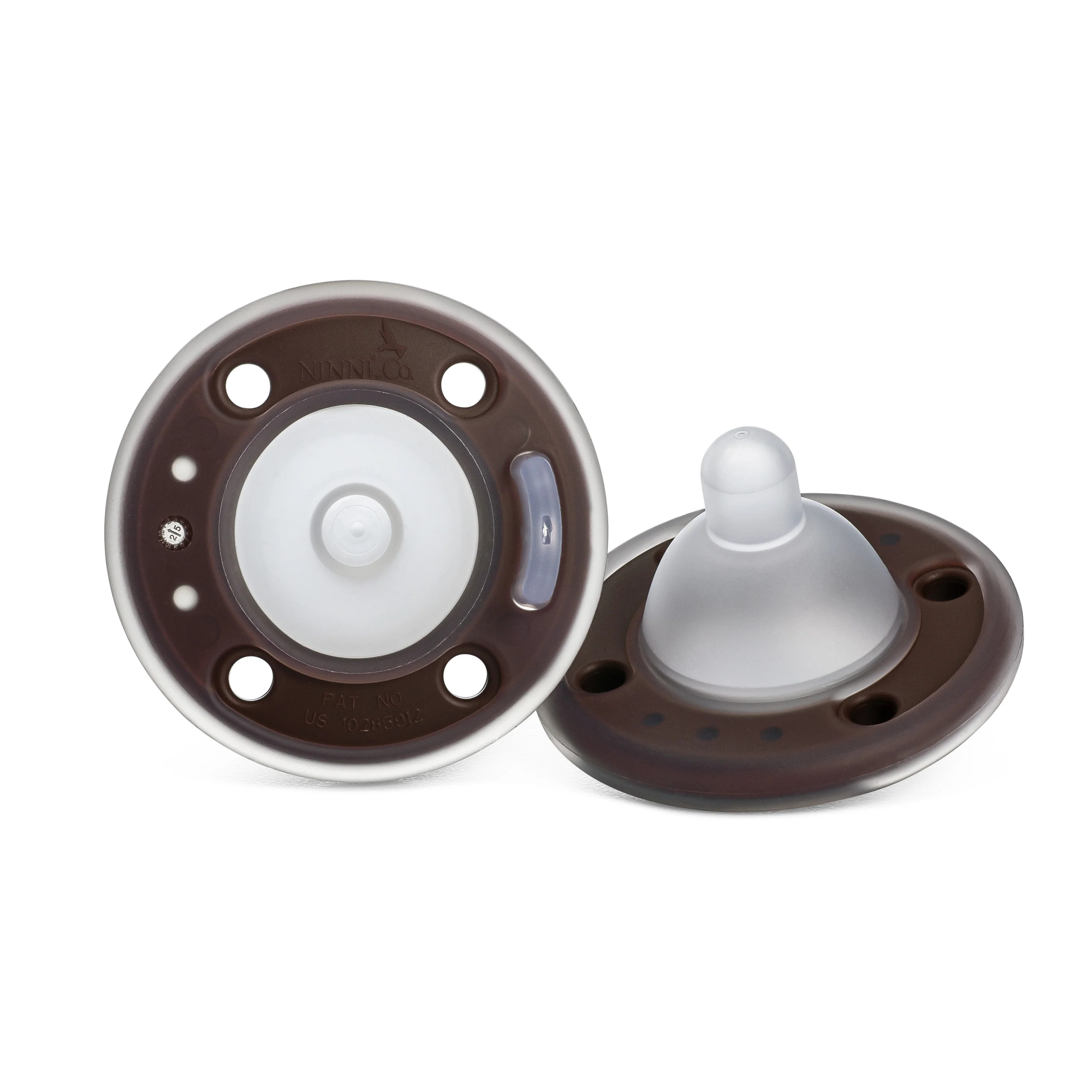 Ninni Pacifier Cocoa 2 Pack | Ninni Co