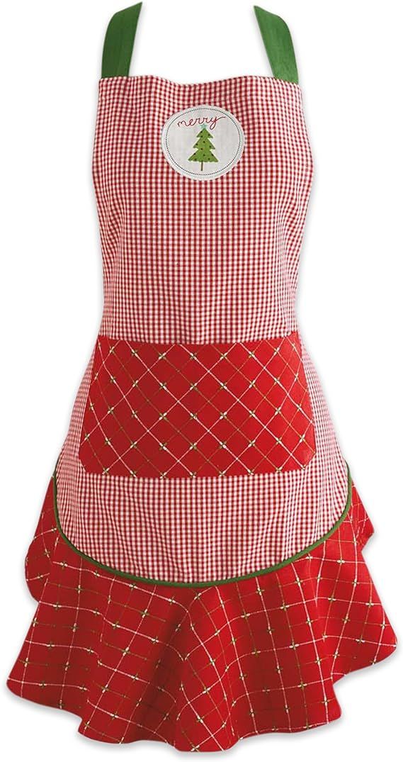 DII Women's Christmas Kitchen Apron Adjustable Adult Size for Cooking, Baking, Crafting & Enterta... | Amazon (US)