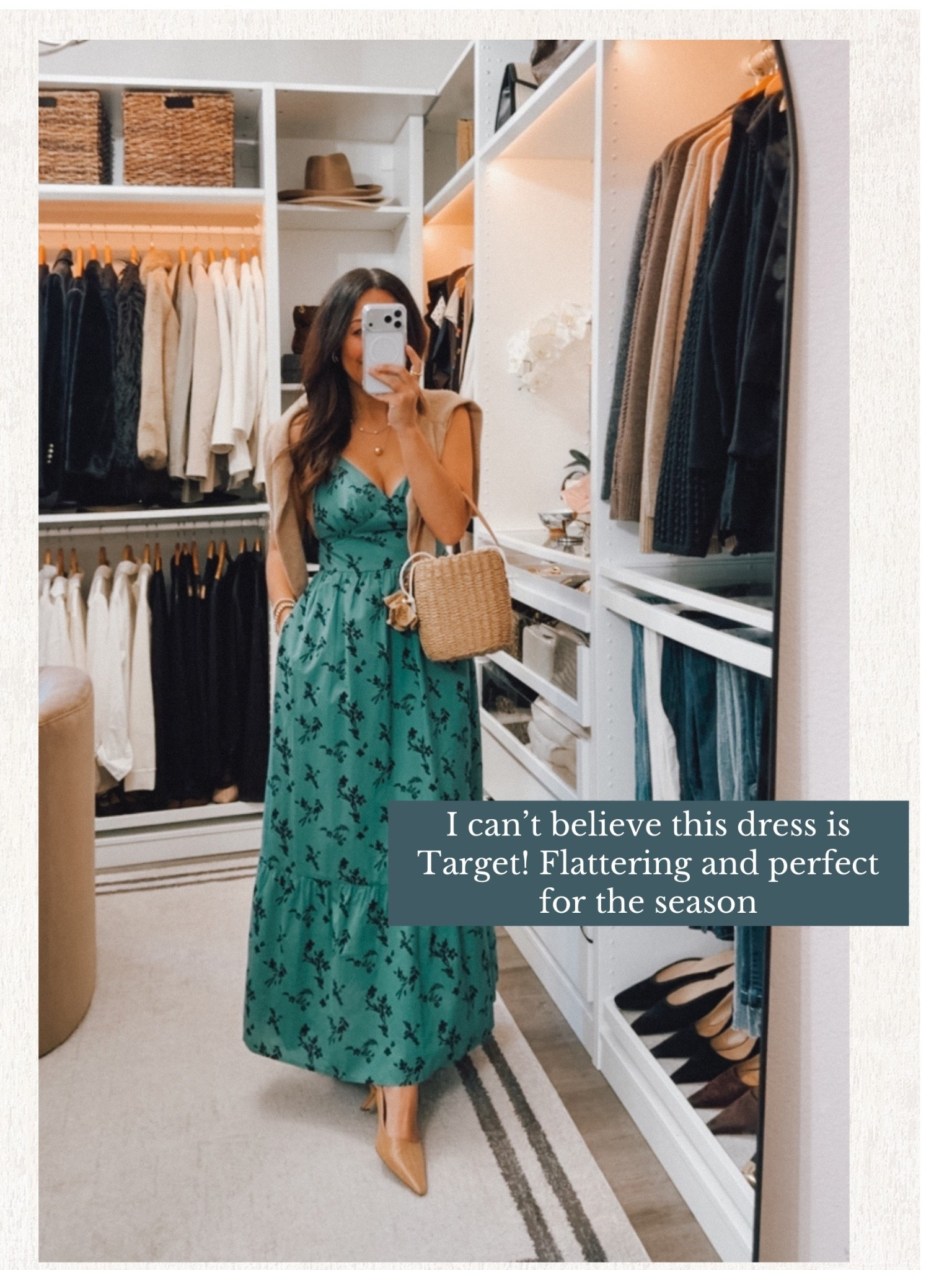 My favorite recent find from Target☀️ a fun/ flattering dress for the season- fits TTS 

#LTKOver40 #LTKootd