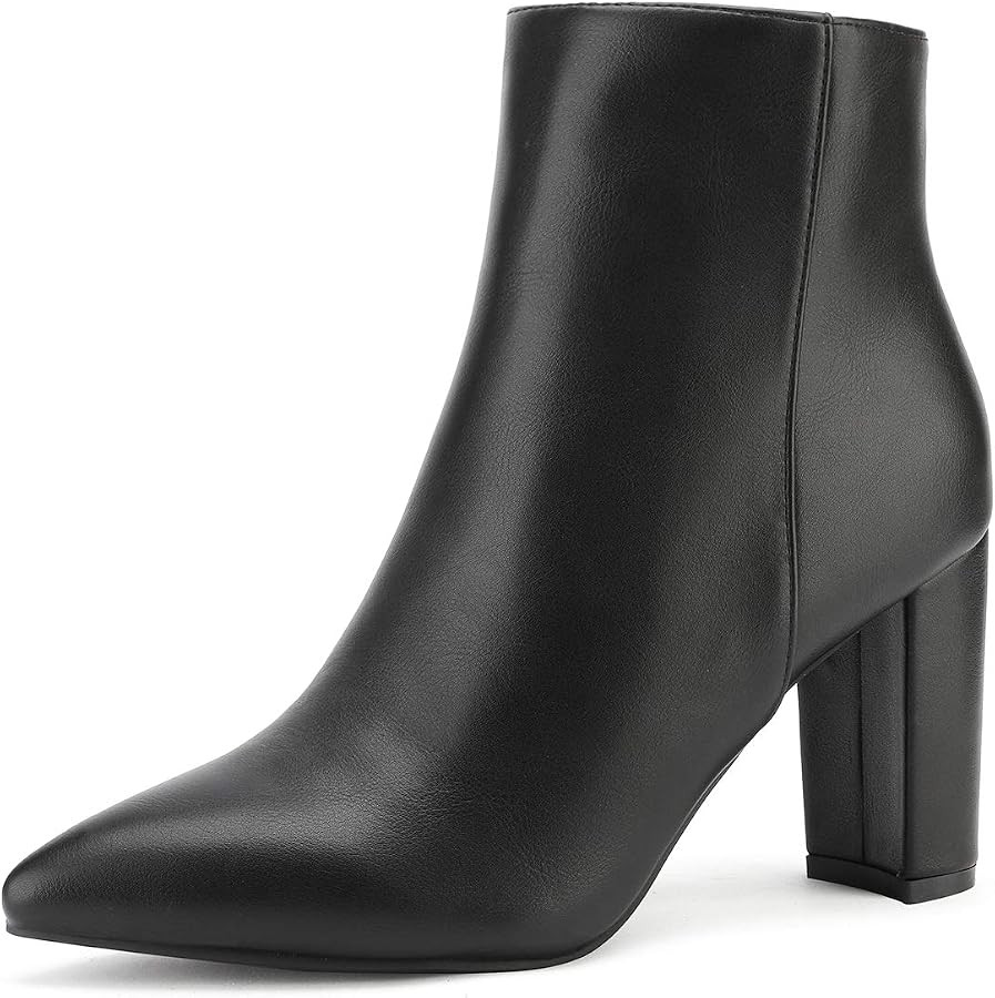 DREAM PAIRS Women's Chunky Heel Ankle Booties | Amazon (US)