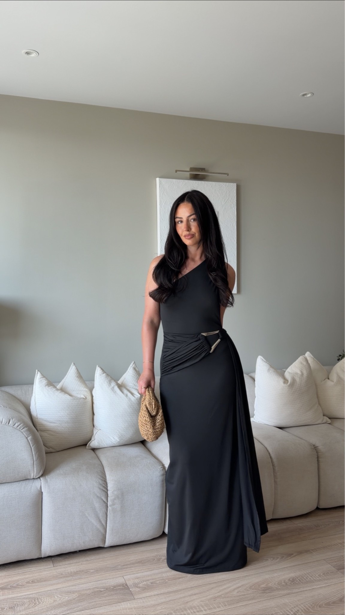I wear a size 8 in the dress 🖤

#LTKuk #LTKsummer