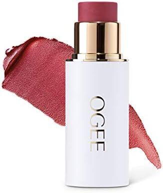Ogee Sculpted Face Stick (ROSE QUARTZ - ROSE BLUSH) Certified Organic Face Makeup - Multi-Use Cream  | Amazon (US)