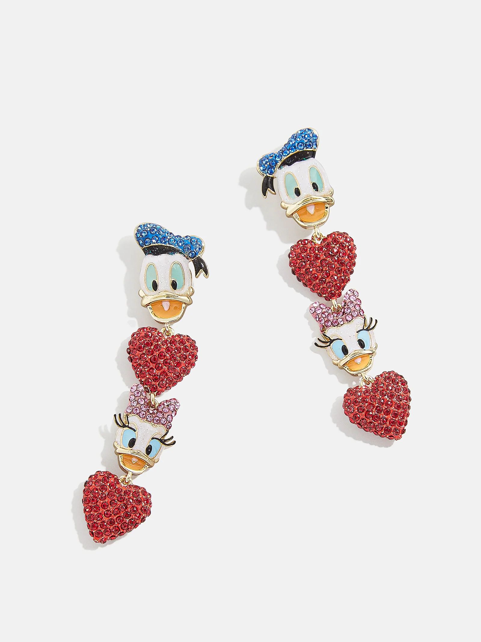 Donald & Daisy Disney Drop Earrings - Donald Duck & Daisy Duck Earrings | BaubleBar (US)