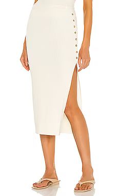 Weekend Stories Beatrix Skirt in Ivory from Revolve.com | Revolve Clothing (Global)