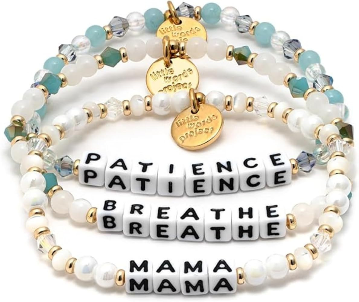 Little Words Project Mother's Day Gifts, The Original Word Bracelet, Made with Colorful Beads and... | Amazon (US)