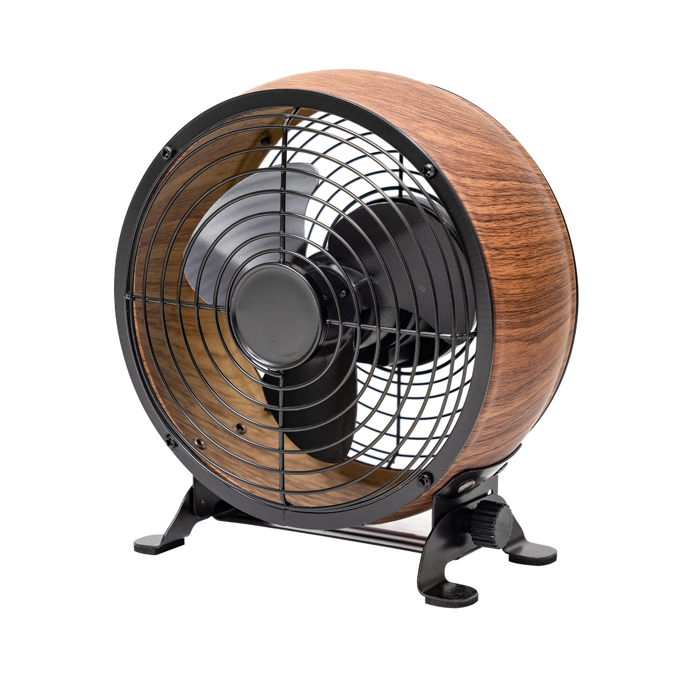 Better Homes & Gardens 5” Retro Small Fan with 3 Speed Settings, USB-C Plug, Adjustable Tilt, V... | Walmart (US)