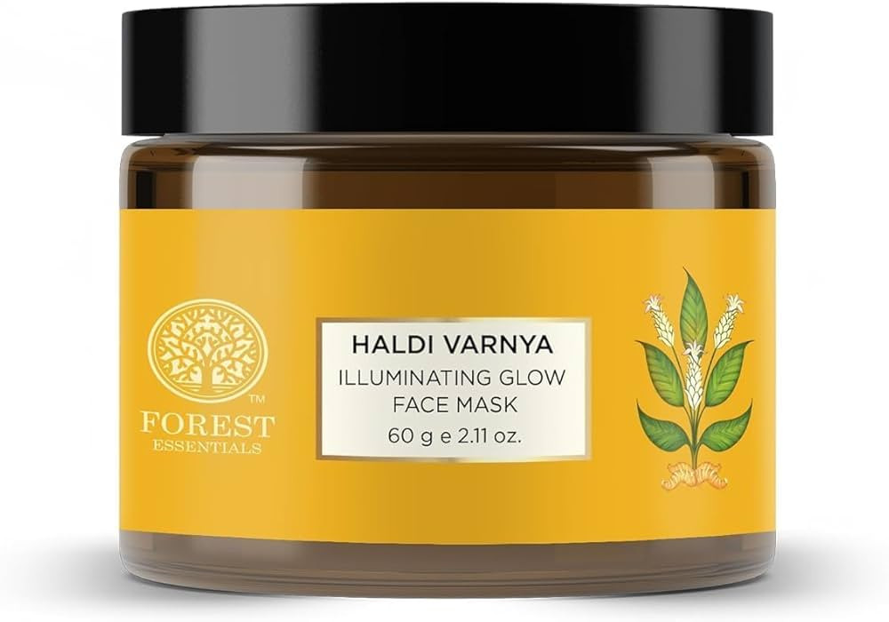 Forest-Essential's Haldi Vernya Lepa Ayurvedic Turmeric Face Mask, Natural Herbal Facial Pack for... | Amazon (US)