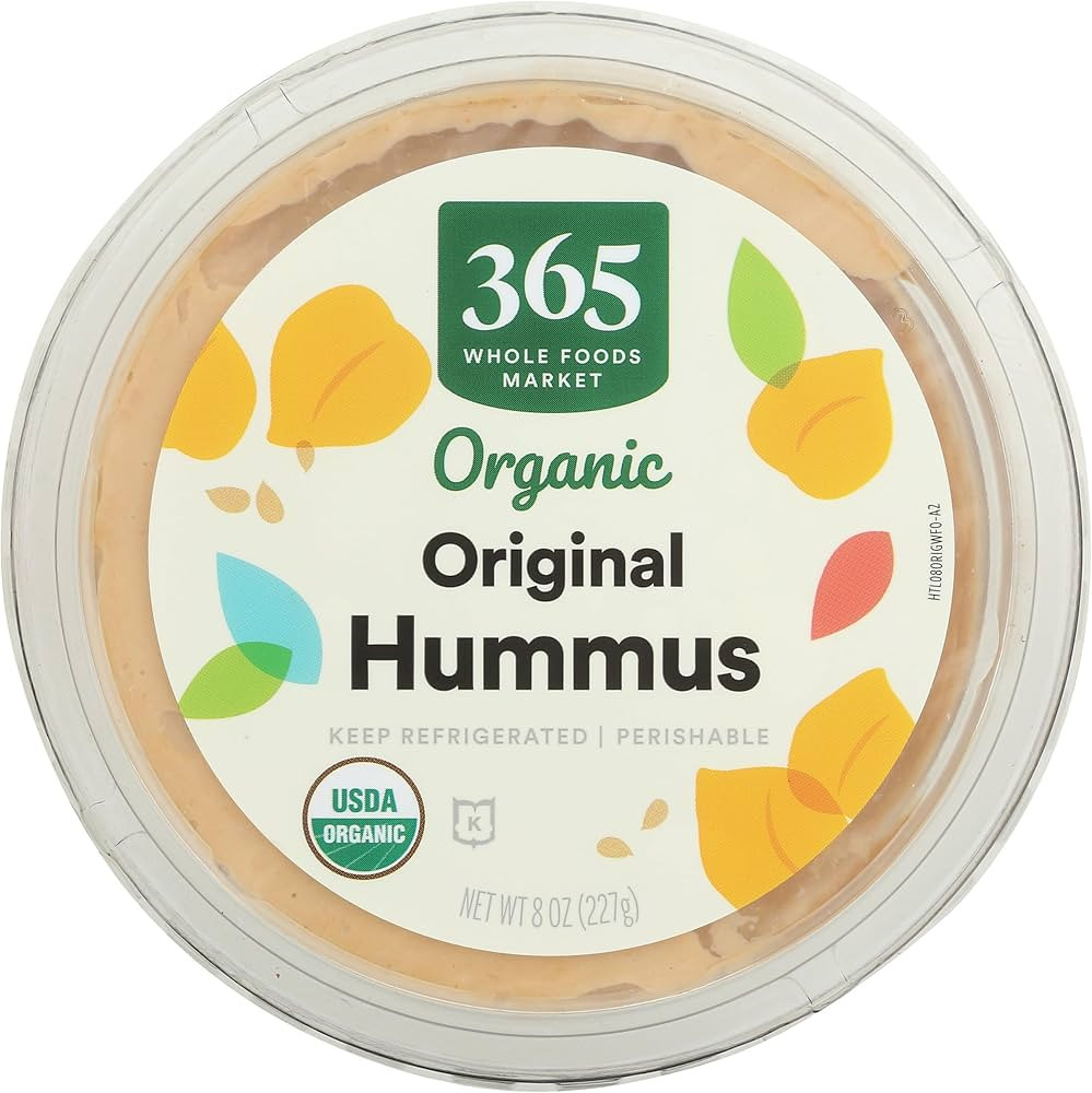 365 By Whole Foods Market, Organic Hummus, Original, 8 Ounce | Amazon (US)