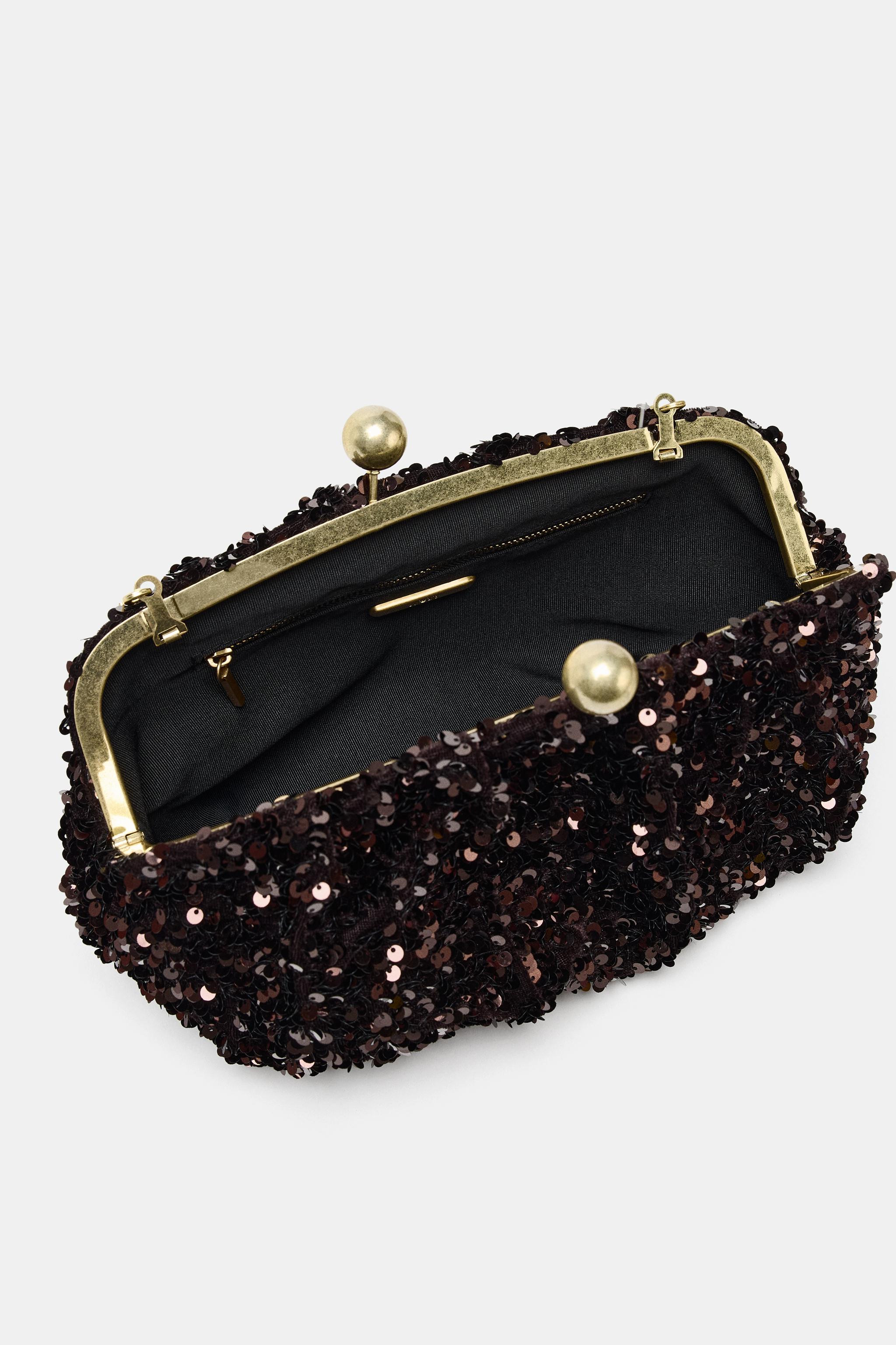 SEQUIN CLUTCH | Zara US