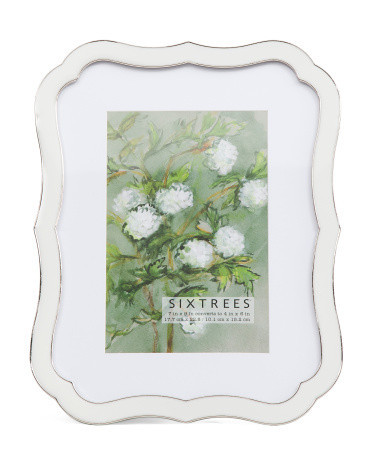 7X9 Matted To 4X6 Madeline Two Tone Tabletop Picture Frame | TJ Maxx