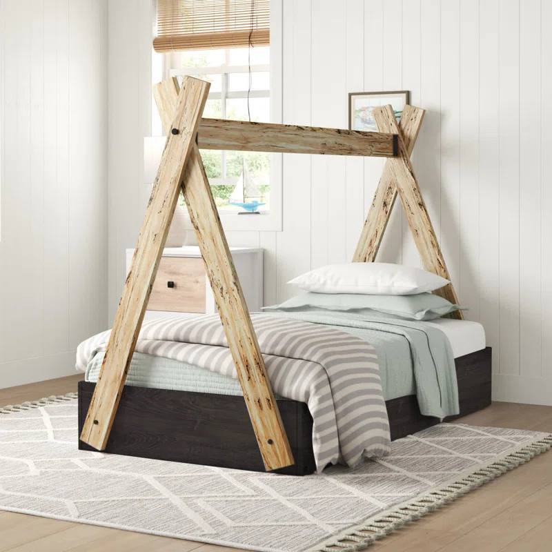 Enzo Canopy Bed by Sand & Stable™ Baby & Kids | Wayfair North America