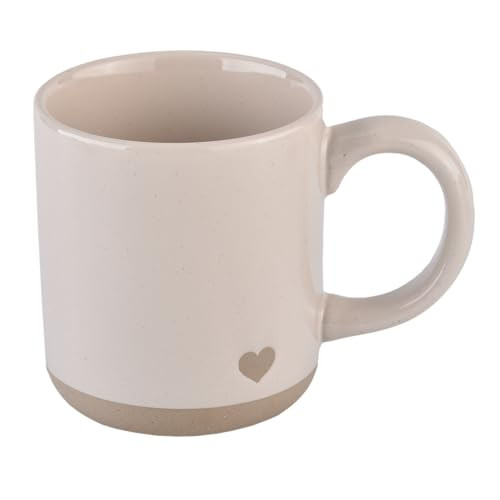 Sweet Water Decor Heart Stoneware Coffee Mugs - 14Oz Coffee Mugs for Hot and Cold Drinks - Cute Mugs Dishwasher and Microwave Safe - Valentines Gift Espresso Mugs - Ideal for Coffee & Tea Lovers | Amazon (US)