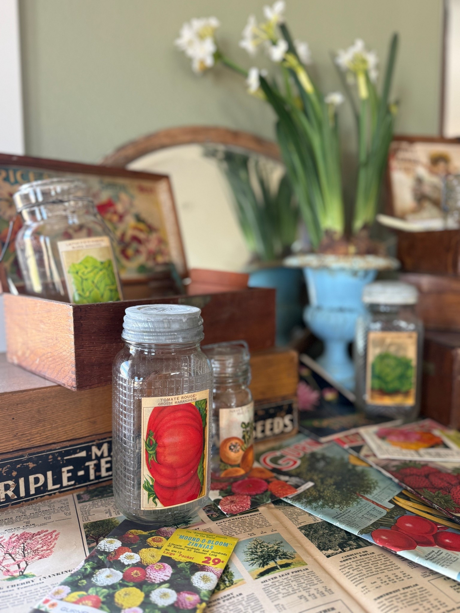 Create your own vintage French seed jars! 

#LTKmomlife #LTKSeasonal #LTKMothersDay
