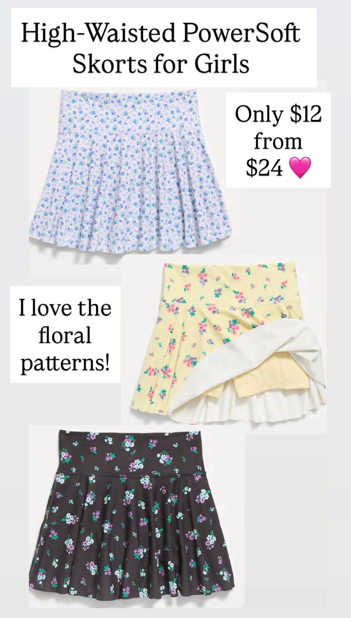 Cute high waisted skirts for girls only $12 from $24

#LTKSaleAlert #LTKKids