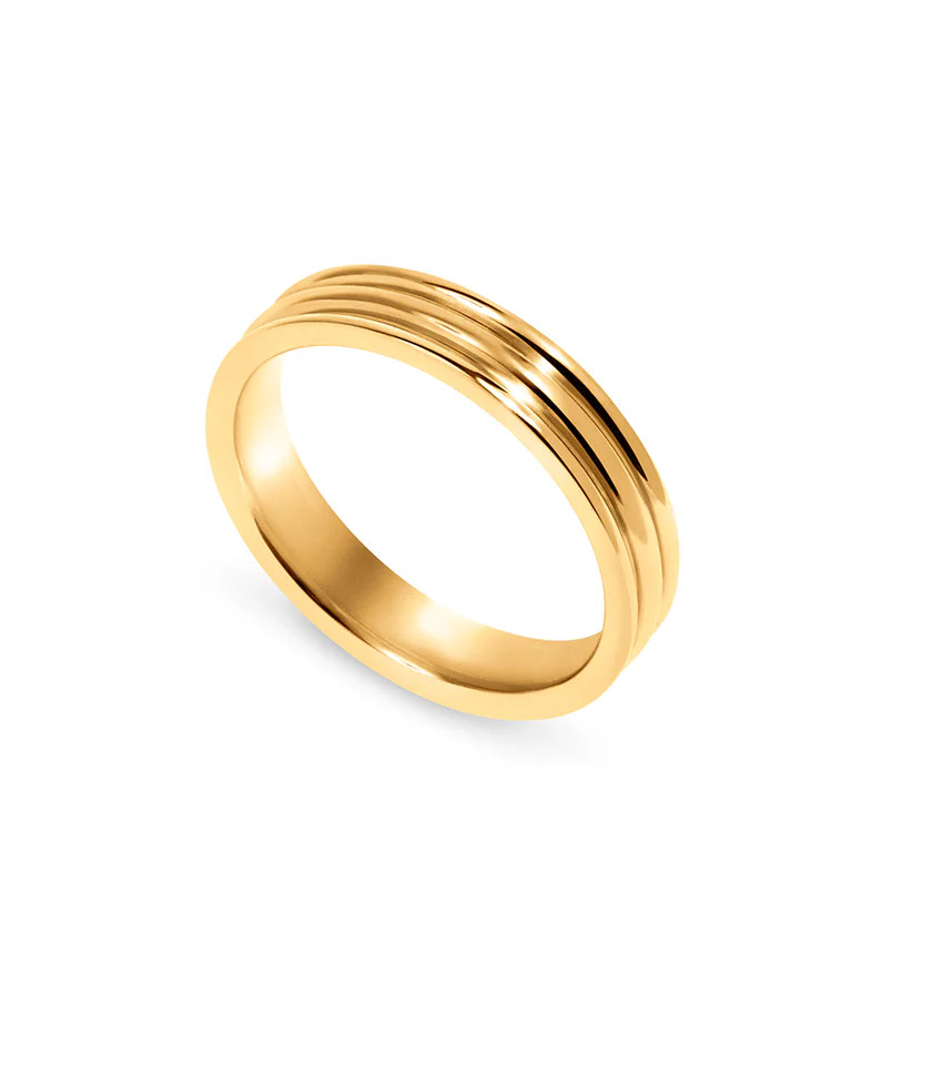 Triple Band Ring (Gold) | Abbott Lyon