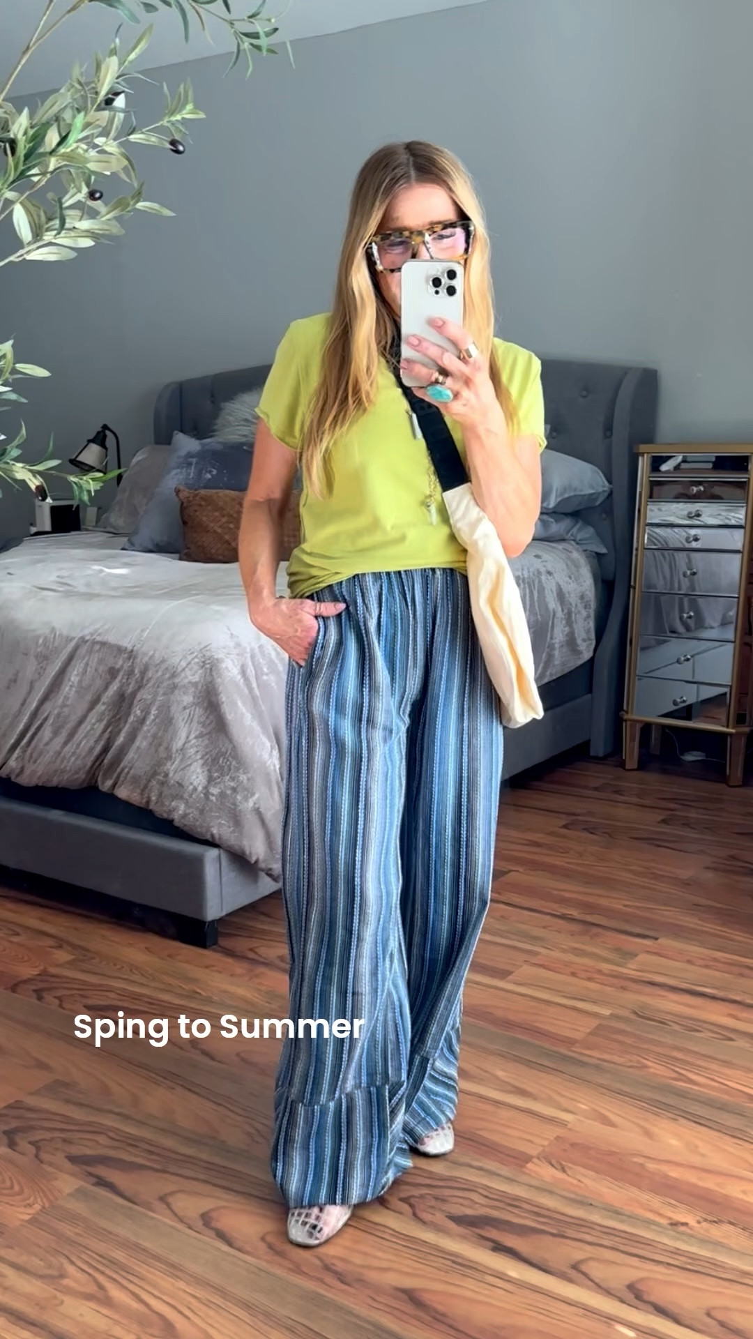 These wide leg trousers are a must have ! 
Lightweight comfortable and universally flattering . They wash and wear beautifully !  They do run a size big . I’m usually a size 4 and am wearing an XS . 

#LTKootd #LTKOver40 #LTKPetite