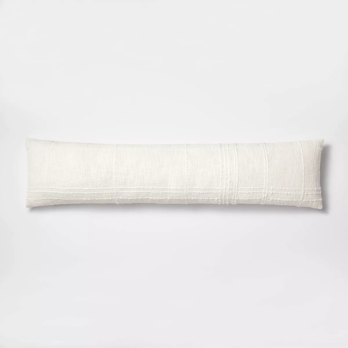 Bed Lumbar Texture Tonal Plaid Decorative Throw Pillow Off White - Threshold™ designed with Stu... | Target