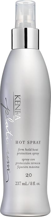 Kenra Platinum Hot Spray 20 | Heat Protection Styler | Long-Lasting, Firm Hold | Adds Vibrant Shi... | Amazon (US)