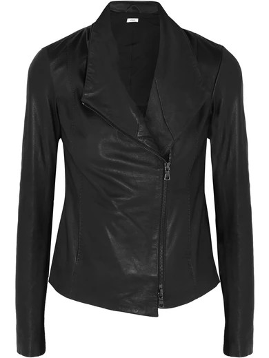 Leather biker jacket | NET-A-PORTER (US)