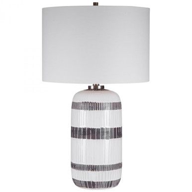 Uttermost Granger Striped Table Lamp, Uttermost 28353-1 A3FXJ | Lighting Reimagined