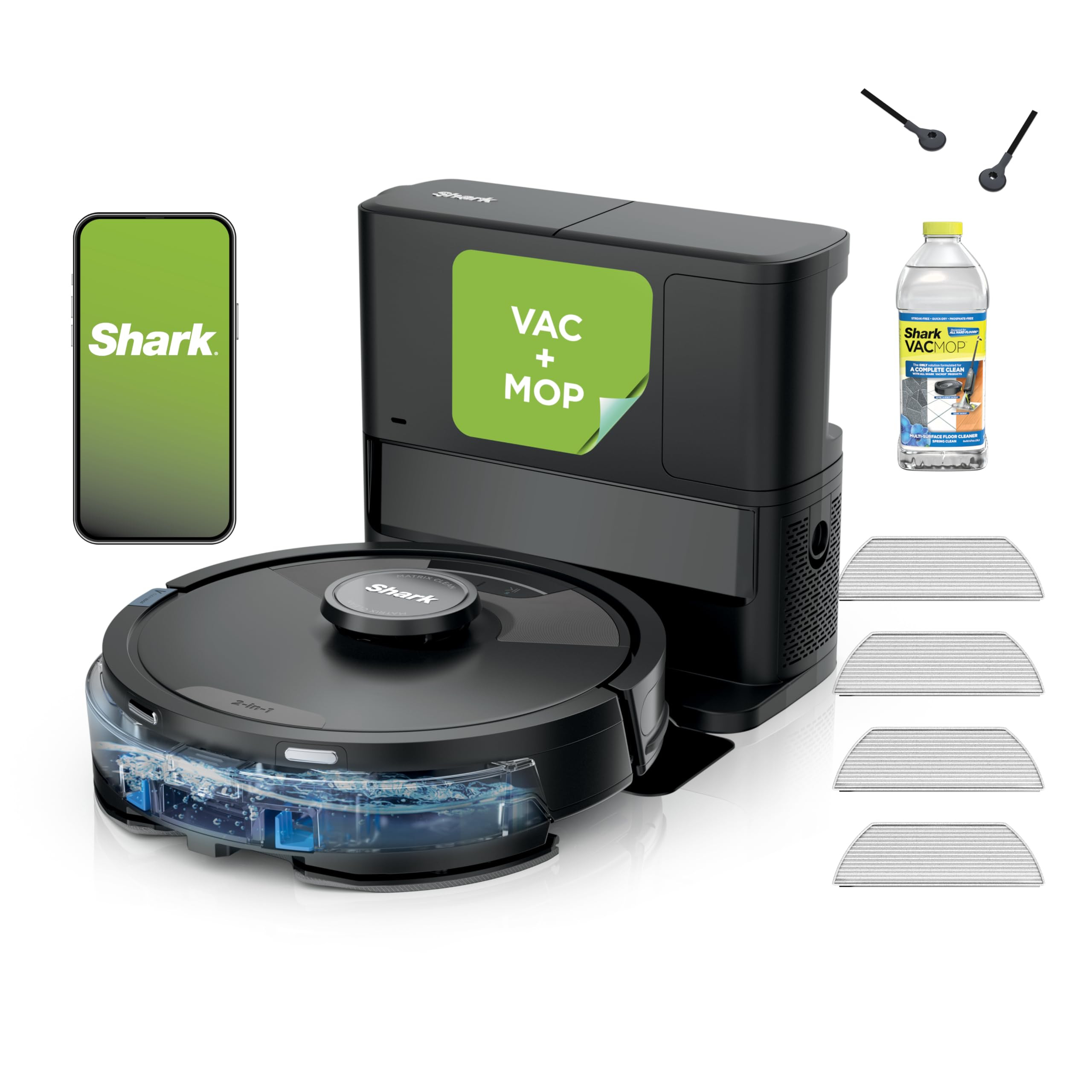 Shark Matrix Plus Robot Vacuum and Mop with Self-Empty HEPA Base, Sonic Mopping, Matrix Clean, Ho... | Amazon (US)