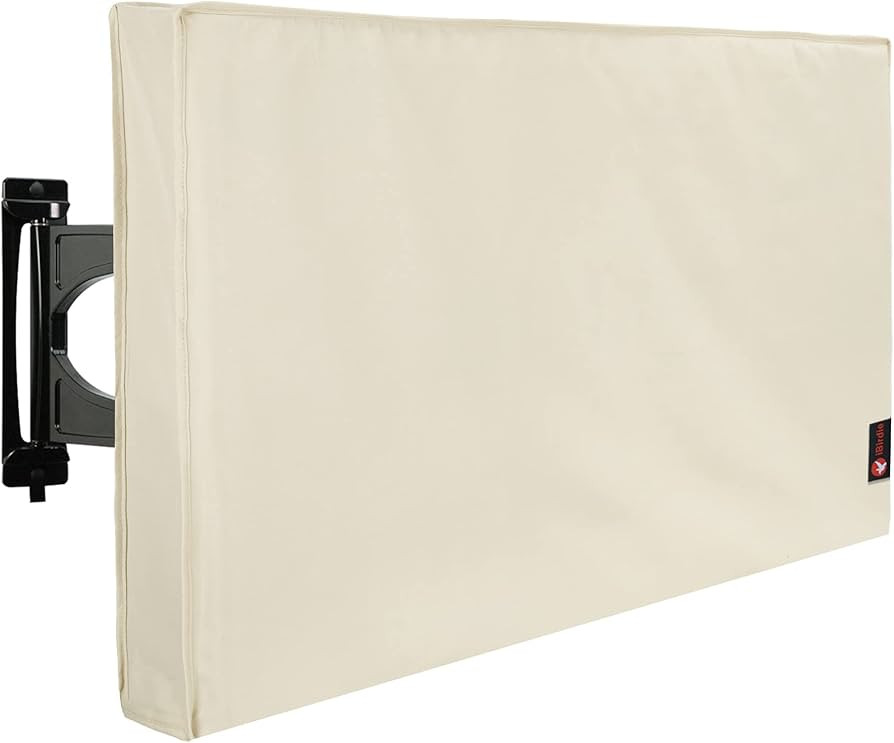 iBirdie Outdoor Waterproof and Weatherproof TV Cover for 60 to 65 inch Outside Flat Screen TV - B... | Amazon (US)