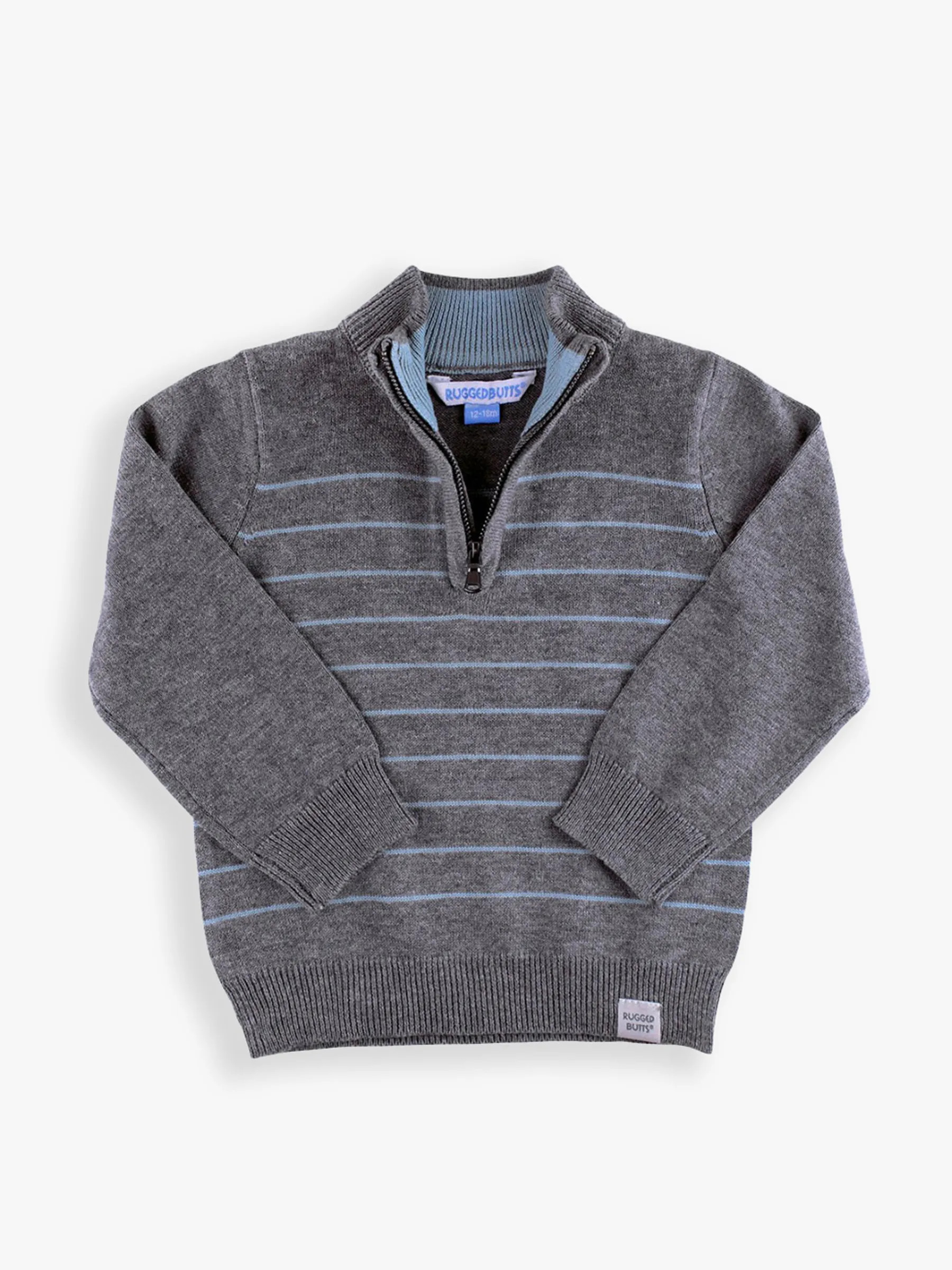 Quarter-Zip Sweater | RuffleButts / RuggedButts