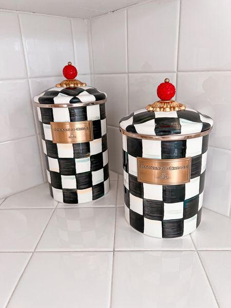 Mackenzie Childs canisters and containers ! 

#LTKhome #LTKfindsunder100 #LTKparties