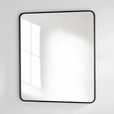 Sabine Metal Rounded Rectangle Wall Mirror | Wayfair North America