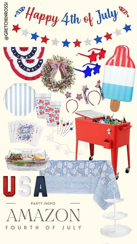 July fourth party finds from Amazon, July fourth decor, July 4 party, cooler, summer finds, party, hosting from Amazon

#LTKParties #LTKSeasonal #LTKFindsUnder100