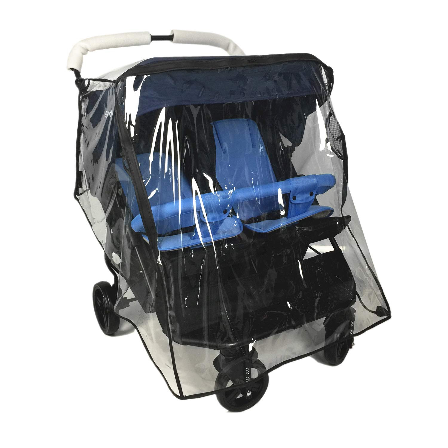 Stroller Rain Cover,Universal Rain Cover for Side by Side Baby Stroller, Double Stroller Cover fo... | Amazon (US)
