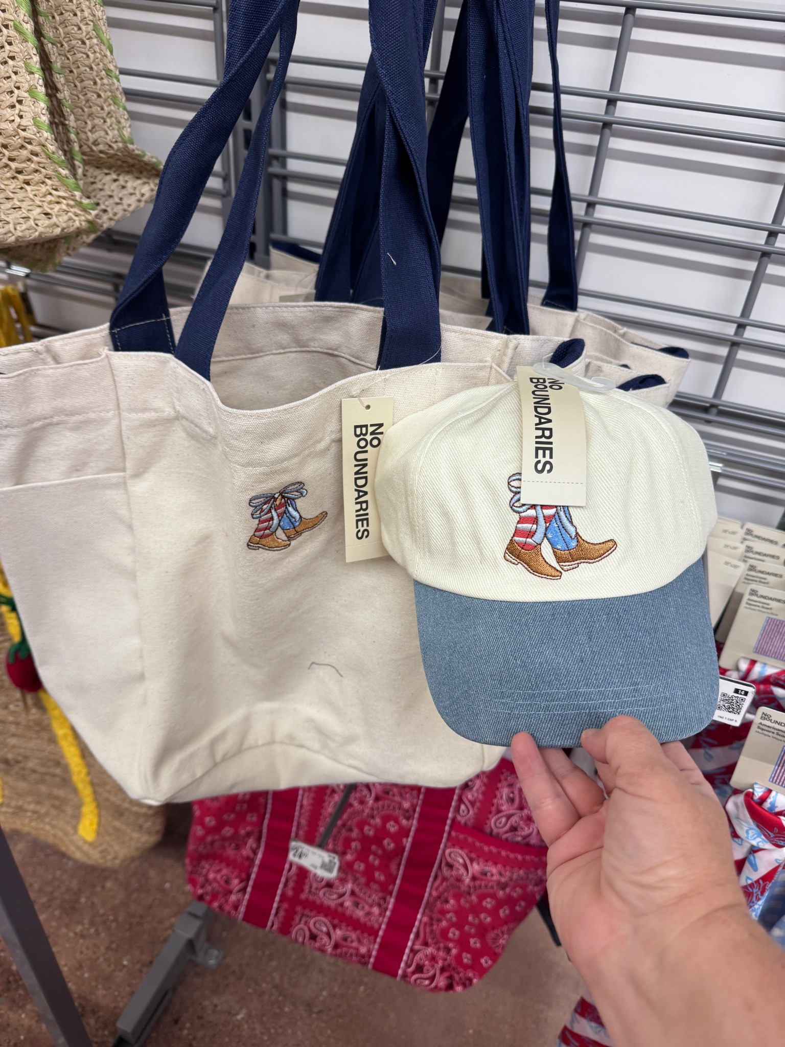 Cutest matching canvas tote and hat for summer! 

#LTKootd #LTKPlusSize #LTKSeasonal