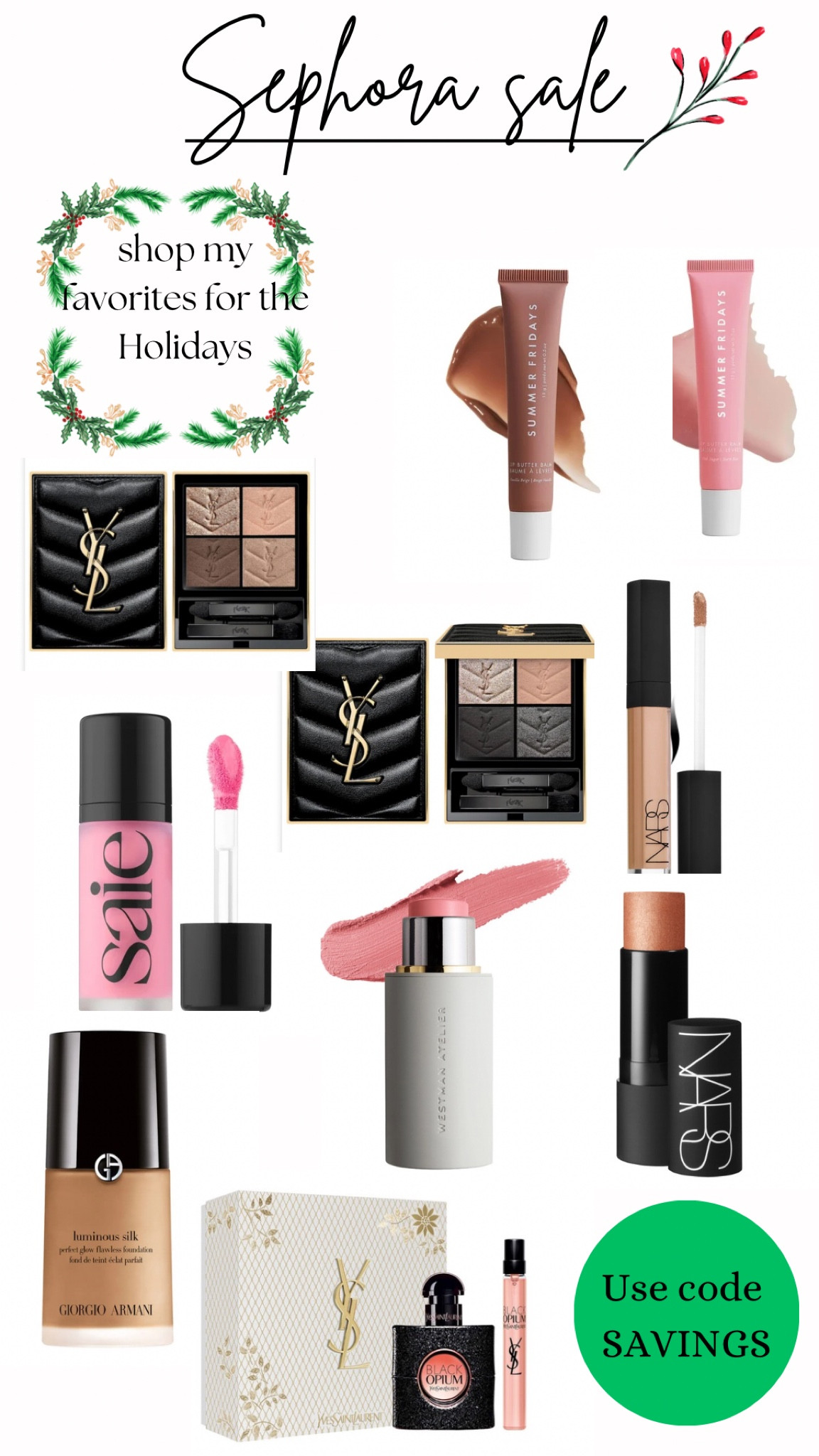 Sephora sale for the holidays


#LTKSaleAlert #LTKBeauty #LTKHoliday
