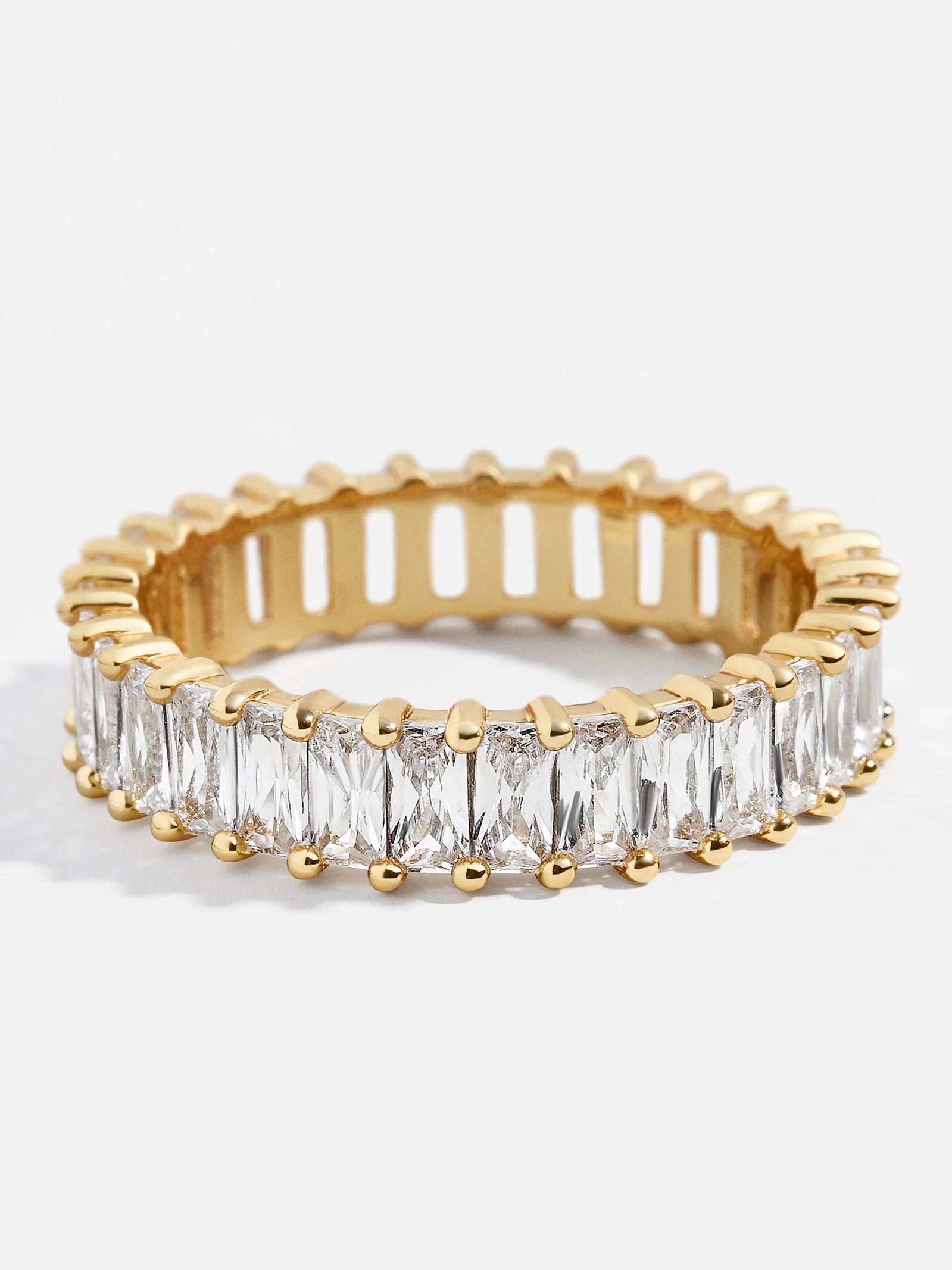 Mini Alidia Cubic Zirconia Ring - Clear | BaubleBar (US)