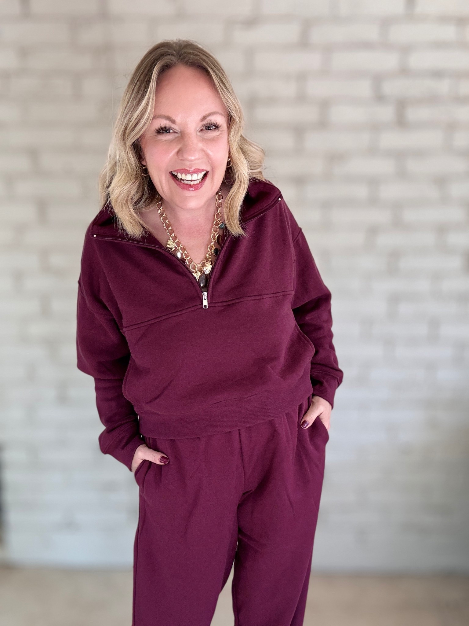 Medium in both! 

#LTKOver40 #LTKSeasonal #LTKGiftGuide