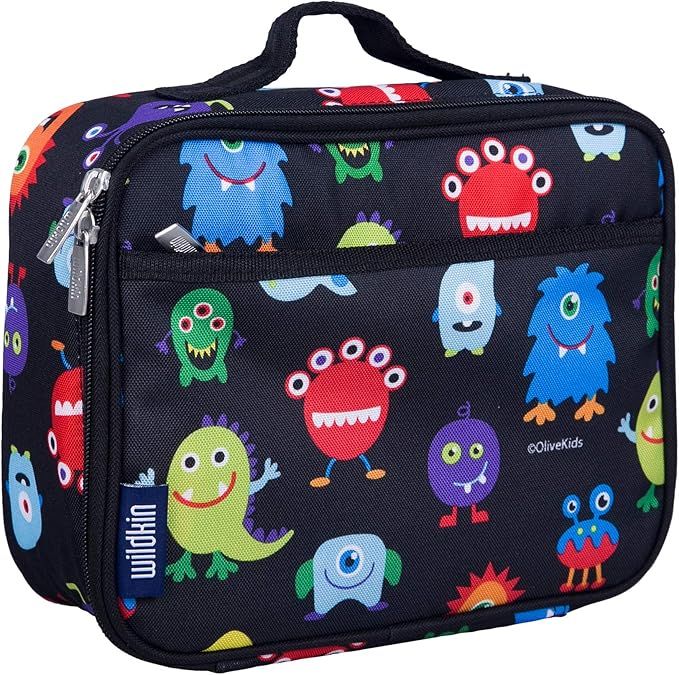 Wildkin 33600 Monsters Lunch Box, Insulated, Moisture Resistant, and Easy to Clean with Helpful E... | Amazon (US)