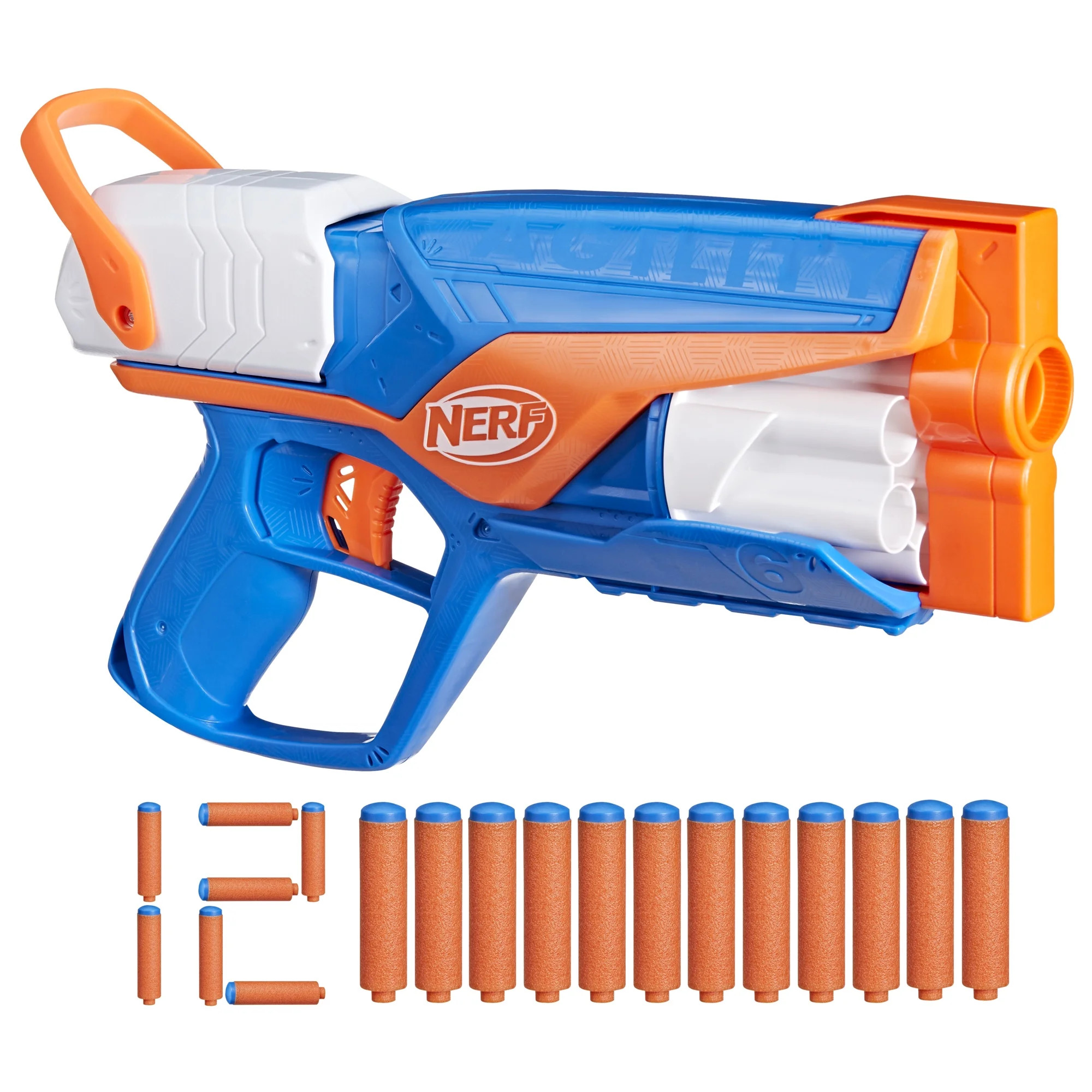 Nerf N Series Agility Blaster & 12 Nerf N1 Darts Compatible Only with Nerf N Series Blasters, Chr... | Walmart (US)