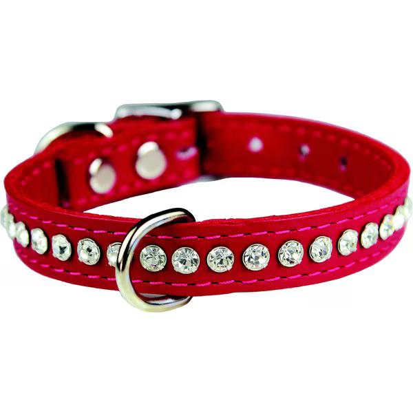 OmniPet Signature Leather Crystal Dog Collar | Chewy.com