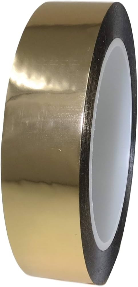 GGR SUPPLIES T.R.U. MMYP-1 Metalized Polyester Film Tape with Acrylic Adhesive. Multiple Colors A... | Amazon (US)