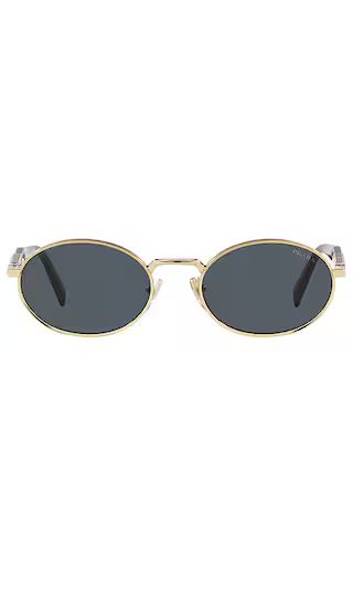 Round Sunglasses in Gold | Revolve Clothing (Global)