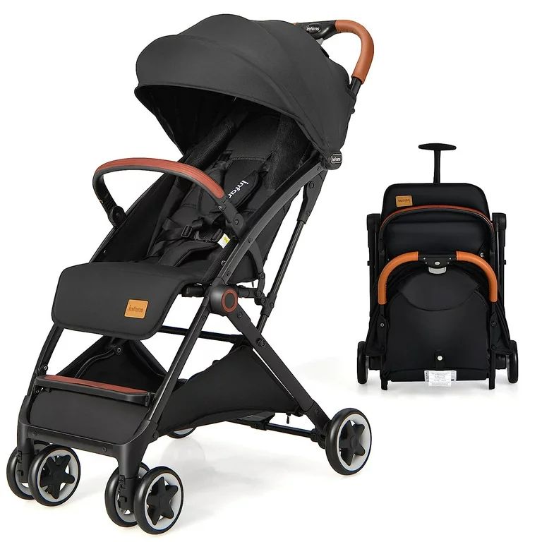 INFANS Lightweight Baby Stroller, Compact Stroller with One-Hand Fold, Travel Stroller for Airpla... | Walmart (US)