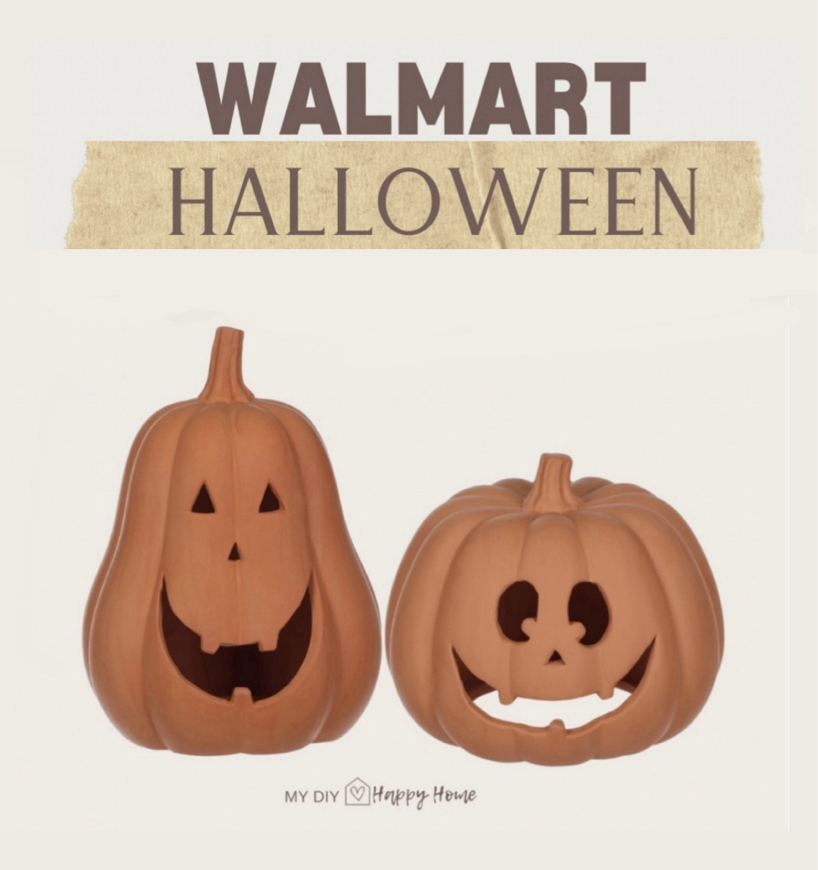 These clay jack-o-lanterns are a nice large size, have an open bottom so you can add a battery candle or twinkle lights. 
2 sizes 
Less than $20 each 


These have been selling out as soon as they get restocked!! Run if you want them!!!

#LTKHome #LTKFindsUnder50 #LTKSeasonal