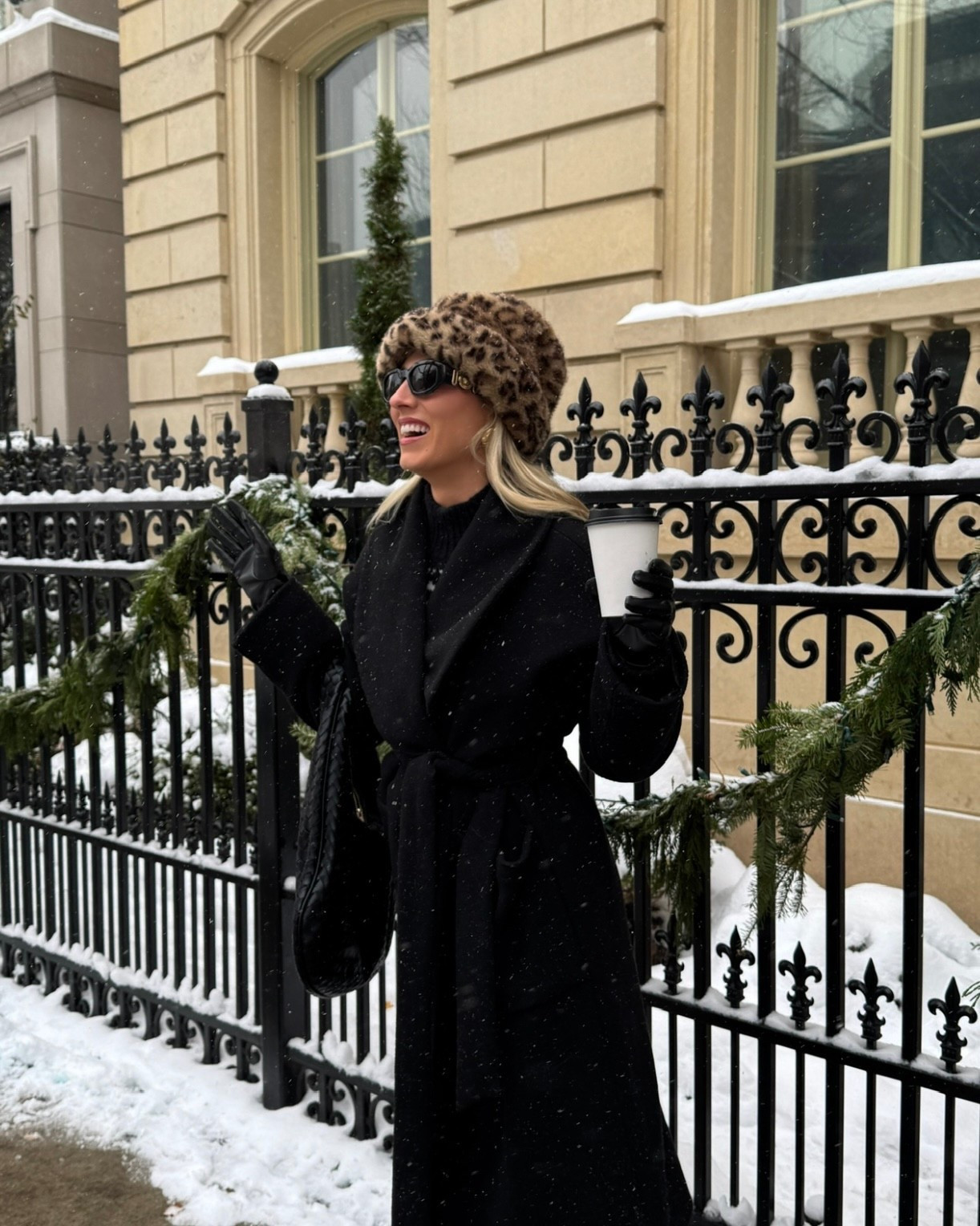 Winter wonderland ootd! Featuring my new fave leopard hat 🐆 

#LTKootd #LTKdayinmylife #LTKHoliday