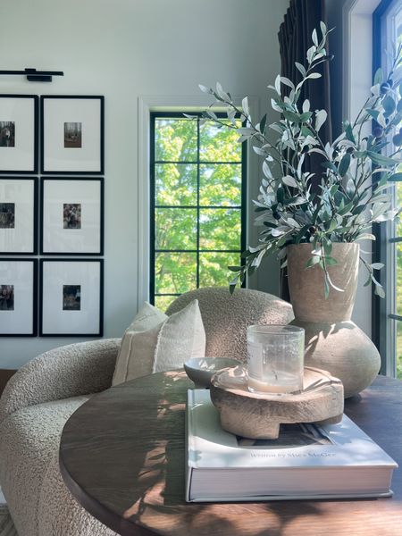 The green outside the office window makes the work days go a lot faster! 

Gallery wall, picture light, pottery barn, rustic vase, Wayfair, throw pillow, round side table, arm chair, accent chair 

#LTKhome #LTKstyletip #LTKSeasonal