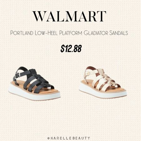 Portland Low-Heel Platform Gladiator Sandals. 

#LTKShoeCrush #LTKSeasonal #LTKFindsUnder50
